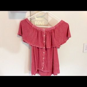 Off the shoulder soft and sexy top